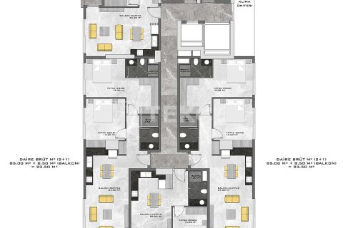 4+1 Penthouse à Alanya, Turkey No. 70234 25