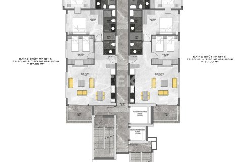 4+1 Penthouse à Alanya, Turkey No. 70234 27