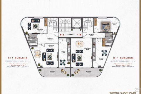 2+1 Apartment en Alanya, Turkey No. 21184 24