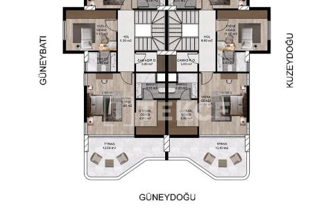 4+1 Villa en Erdemli, Turkey No. 21427 16