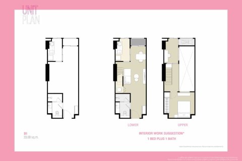 1 dormitorio Condominio  en Bangkok, Thailand No. 1116 16