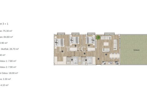 3+1 Apartment en Menemen, Turkey No. 53851 16