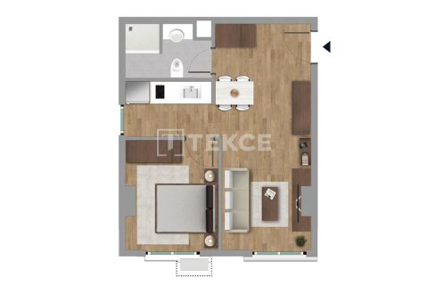 Квартира 2+1 в Стамбул, Турция №11601 11