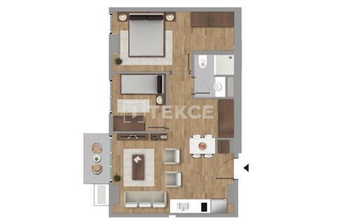 Квартира 2+1 в Стамбул, Турция №11601 15