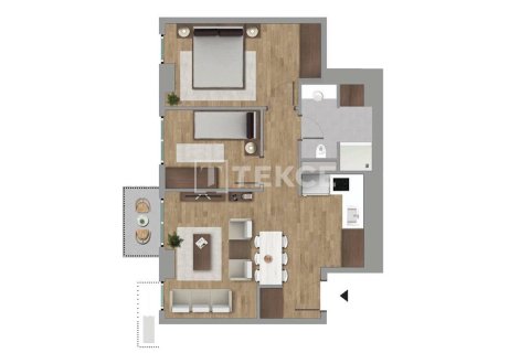 2+1 Apartment en Istanbul, Turkey No. 11601 18