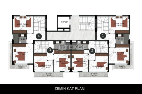 2+1 Apartment en Alanya, Turkey No. 19697 30