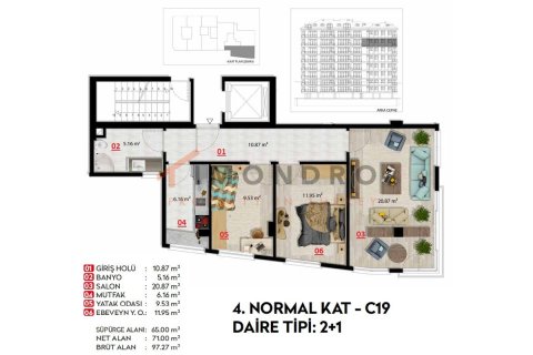 3+1 Apartment en Besiktas, Turkey No. 20611 24