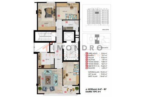 3+1 Appartement à Besiktas, Turkey No. 20611 16