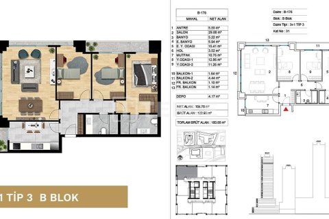 5+1 Appartement à Istanbul, Turkey No. 11274 29