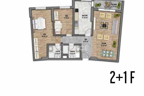 1+1 Apartment en Beylikduezue, Turkey No. 11221 27