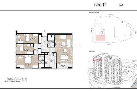 1+1 Appartement à Istanbul, Turkey No. 61908 25