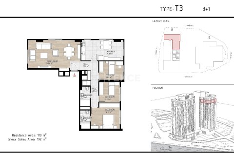 1+1 Appartement à Istanbul, Turkey No. 61908 27