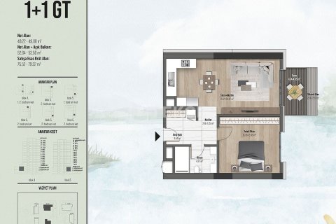 2+1 Apartment en Istanbul, Turkey No. 22126 6