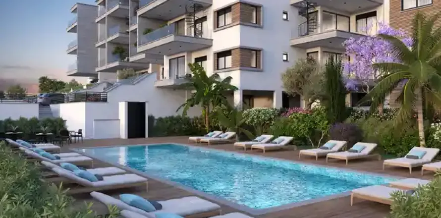 2 dormitorios Apartment en Germasogeia, Cyprus No. 34926