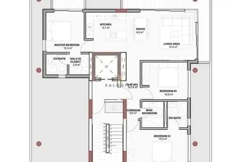 3 dormitorios Penthouse en Larnaca, Cyprus No. 34923 2