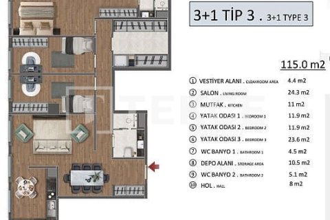 2+1 Apartment in Beylikduezue, Turkey No. 23641 4