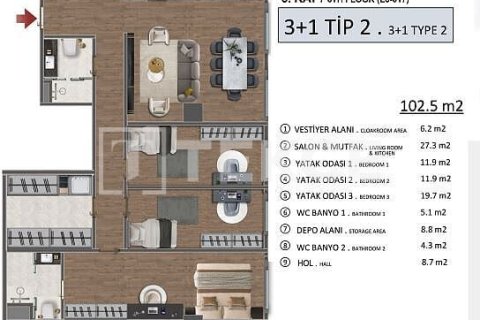 2+1 Apartment in Beylikduezue, Turkey No. 23641 16