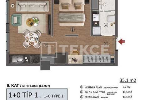 2+1 Apartment en Beylikduezue, Turkey No. 23641 7