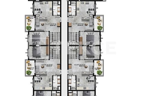 3+1 Penthouse à Alanya, Turkey No. 23652 25