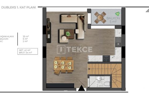 2+1 Apartment in Antalya, Turkey No. 16390 7