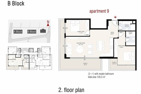 3+1 Penthouse à Alanya, Turkey No. 10953 10