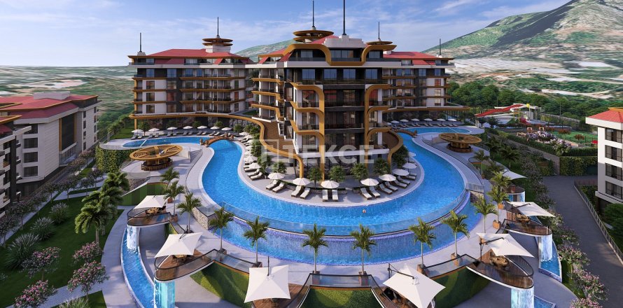 3+1 Penthouse en Alanya, Turkey No. 17676