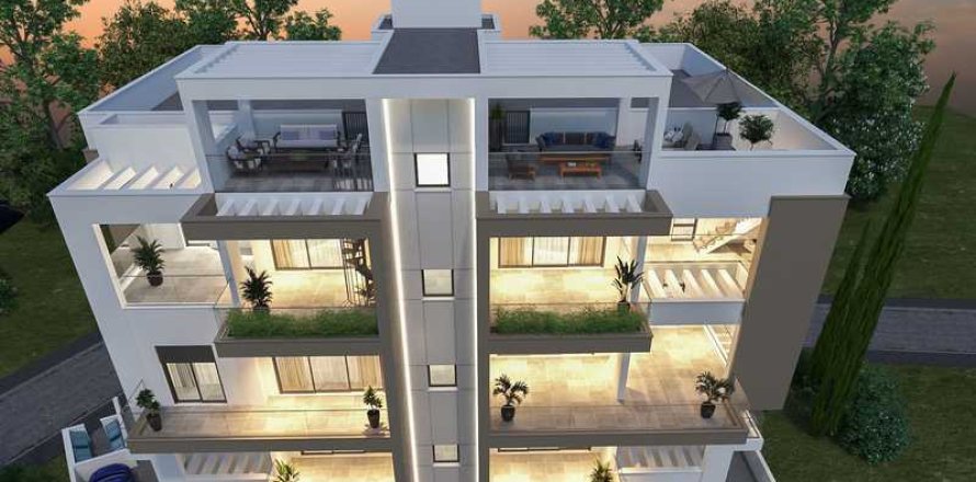 3 dormitorios Penthouse en Mesa Geitonia, Cyprus No. 65943