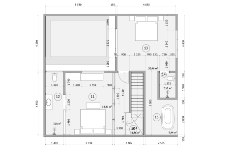 3 dormitorios Villa en Ungasan, Indonesia No. 45297 5