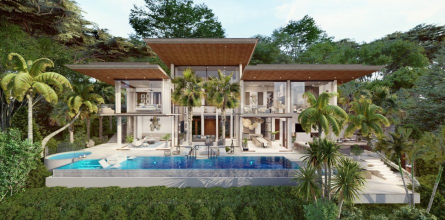 4 bedrooms Villa on the Phuket, Thailand No. 1809