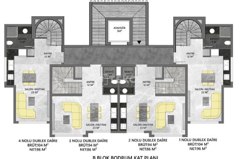 Квартира 2+1 в Аланья, Турция №10983 22