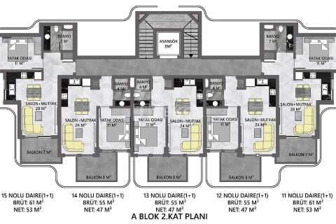 2+1 Apartment in Alanya, Turkey No. 10983 25