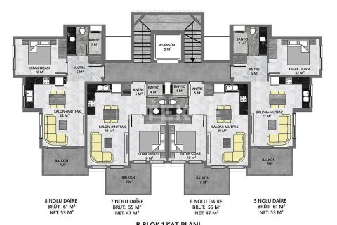 2+1 Appartement à Alanya, Turkey No. 10983 20