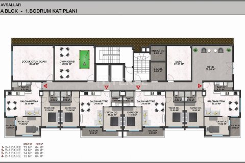 2+1 Penthouse in Alanya, Turkey No. 10963 24