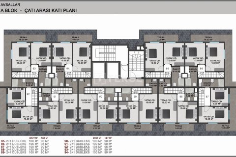 2+1 Penthouse à Alanya, Turkey No. 10963 30