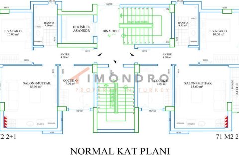 2+1 Apartment en Antalya, Turkey No. 16937 3