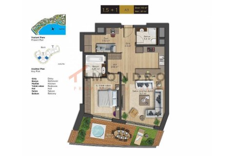 3+1 Apartment en Bakırköy, Turkey No. 17954 17