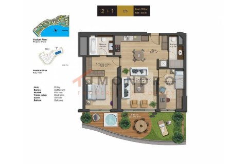 3+1 Apartment en Bakırköy, Turkey No. 17954 24