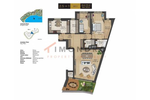 3+1 Apartment en Bakırköy, Turkey No. 17954 21