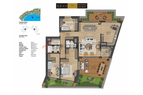 3+1 Apartment en Bakırköy, Turkey No. 17954 26