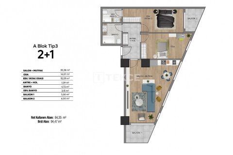 3+1 Apartment in Bursa, Turkey No. 11934 15