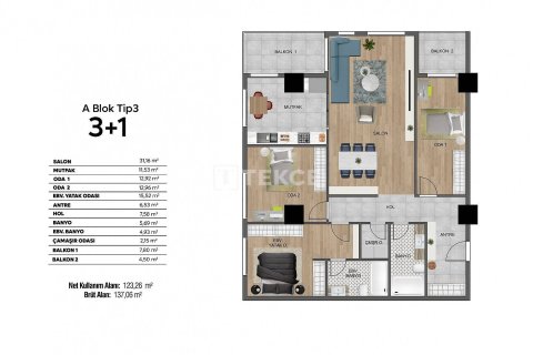 3+1 Apartment en Bursa, Turkey No. 11934 17