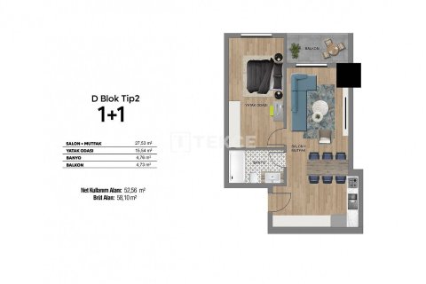 3+1 Apartment in Bursa, Turkey No. 11934 11