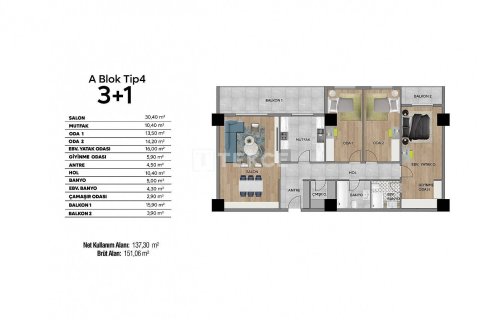 3+1 Apartment en Bursa, Turkey No. 11934 18