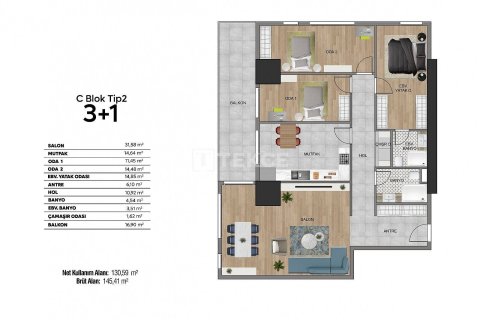 3+1 Apartment en Bursa, Turkey No. 11934 20