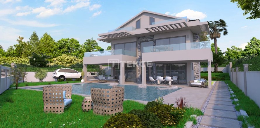 4+1 Villa en Fethiye, Turkey No. 12405