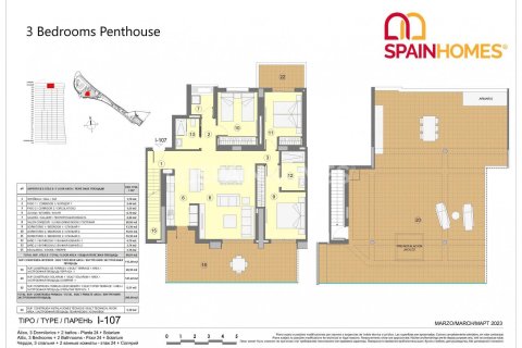 3 chambres Penthouse à Benidorm, Spain No. 26521 15