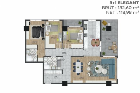 3+1 Appartement à Bursa, Turkey No. 11311 22