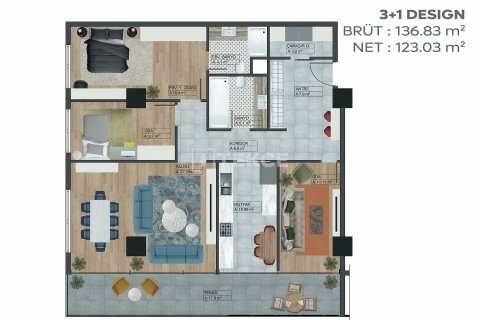 3+1 Appartement à Bursa, Turkey No. 11311 20