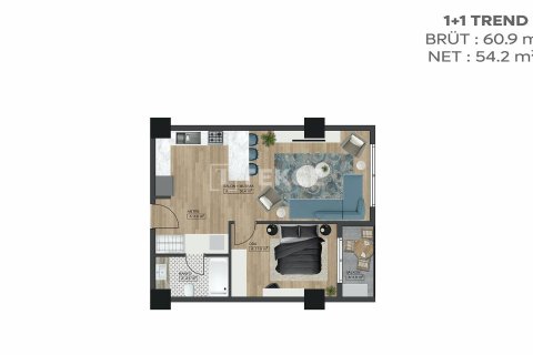 Квартира 3+1 в Бурса, Турция №11311 14