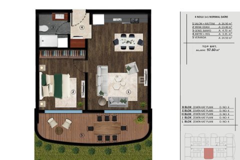 3+1 Apartment in Kartepe, Turkey No. 11287 27